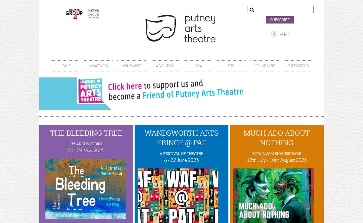 Putney Arts Theatre: Your Community Theatre