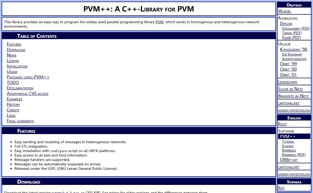 PVM++: A C++-Library for PVM