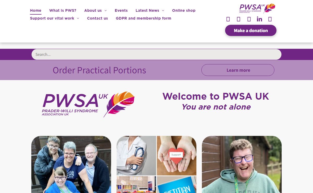 Support and Information for people affected by Prader-Willi Syndrome | PWSA UK