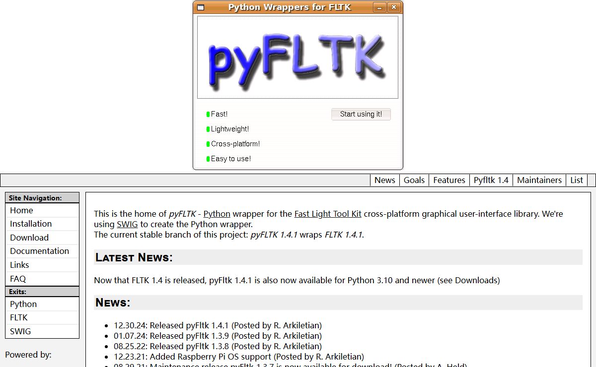 pyFLTK Home Page