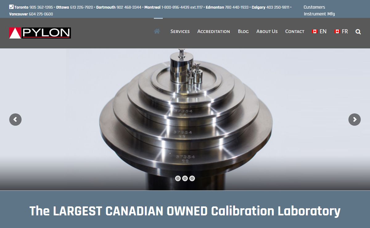 Certification & Calibration Services | Pylon Electronics