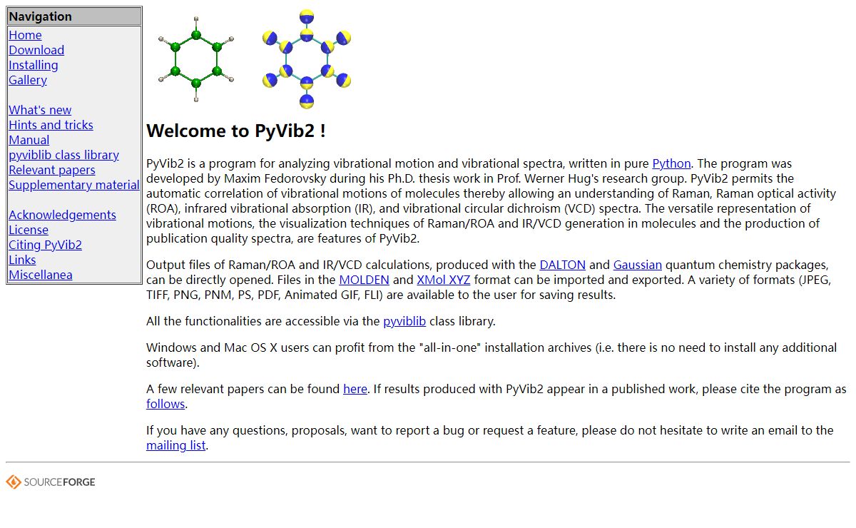 PyVib2 - A program for analyzing vibrational motion and vibrational spectra