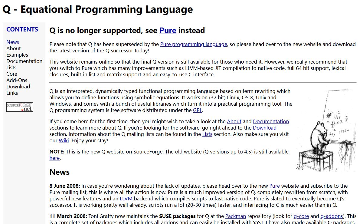 Q - Equational Programming Language