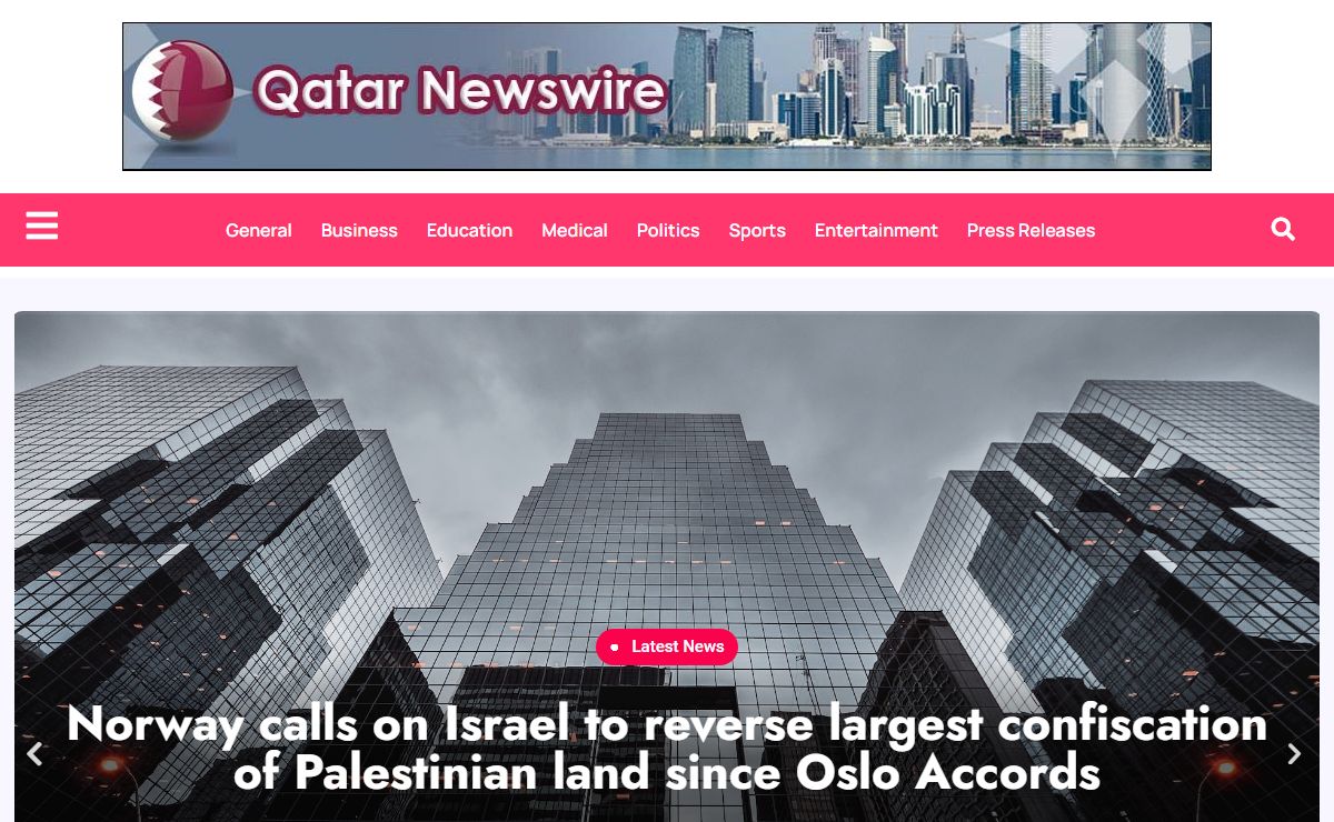 Qatar Newswire – Latest News Headlines Of Qatar
