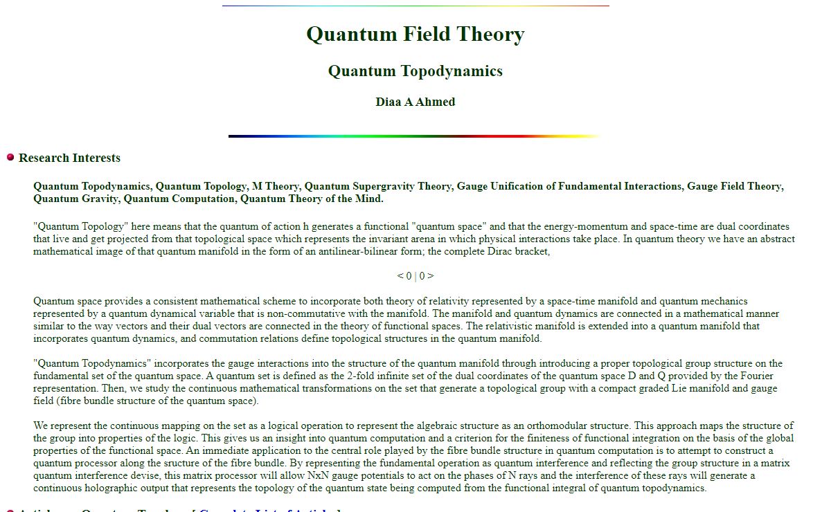 Quantum Topodynamics