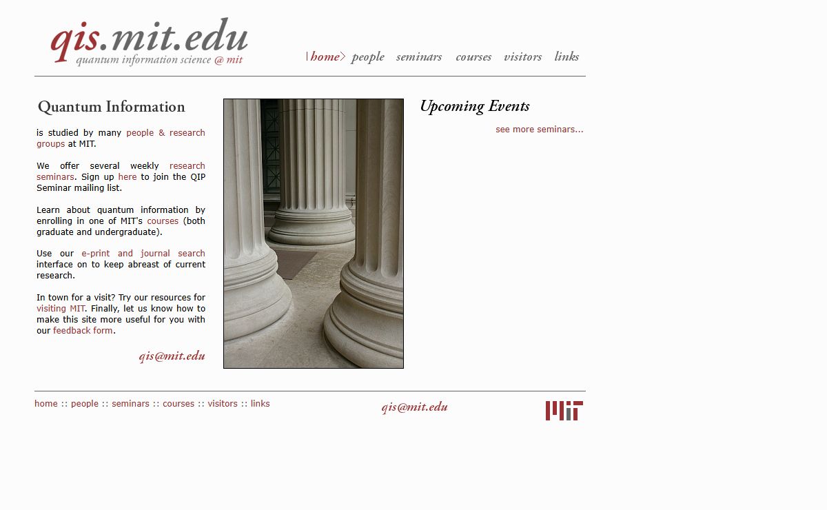 quantum information science @ mit