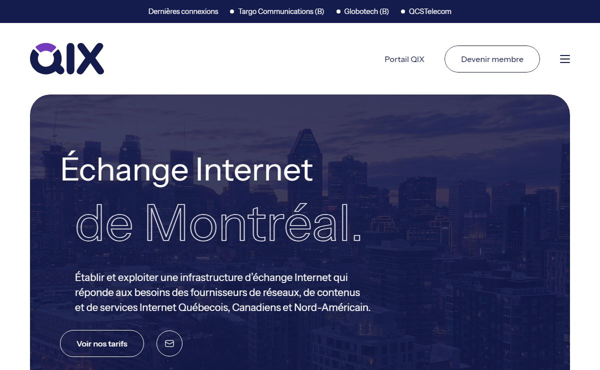 QIX - Échange Internet de Montréal