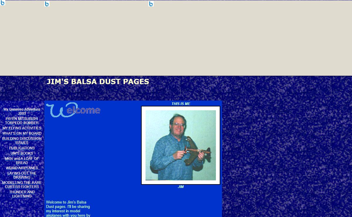 JIM'S BALSA DUST PAGES