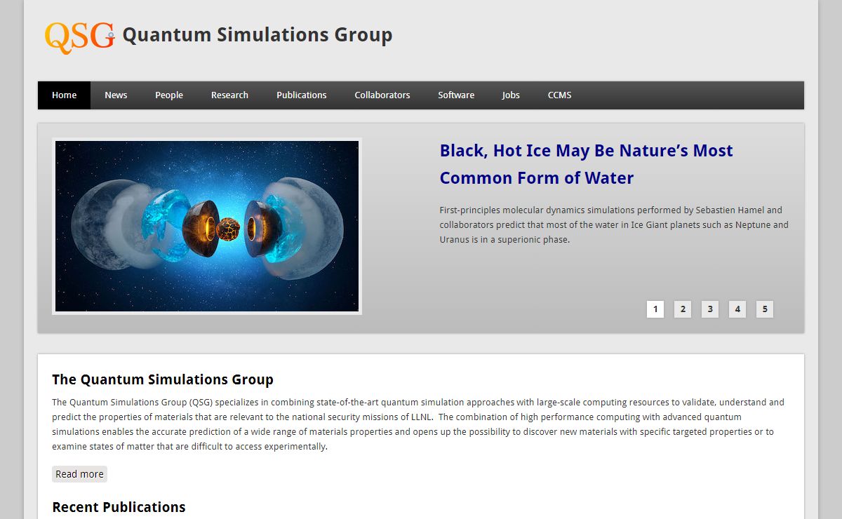 Quantum Simulations Group