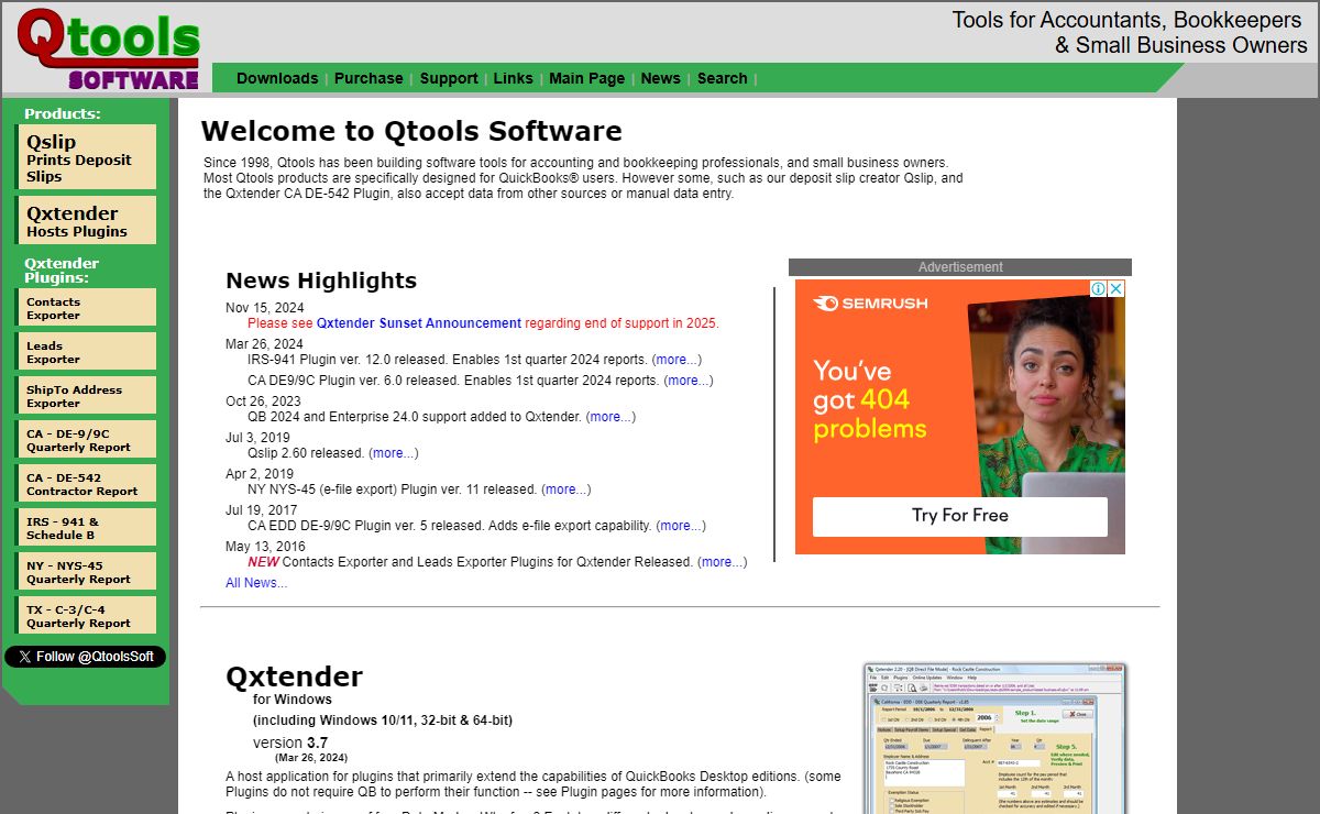 Qtools Software