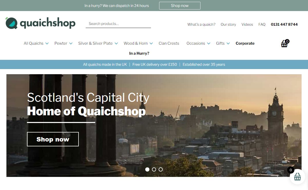 Quaich - Scotland's premier quaich retailer - Quaichshop