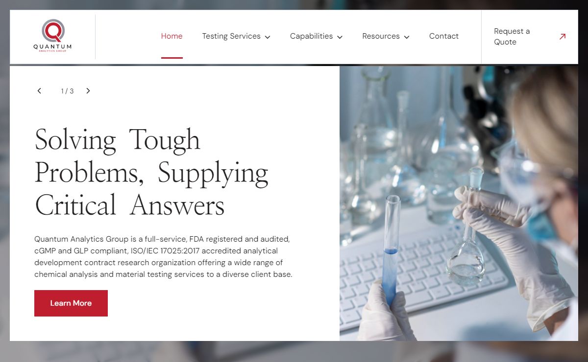 Quantum Analytics Group - Analytical, Chemical, Product Testing and Development Specialists
