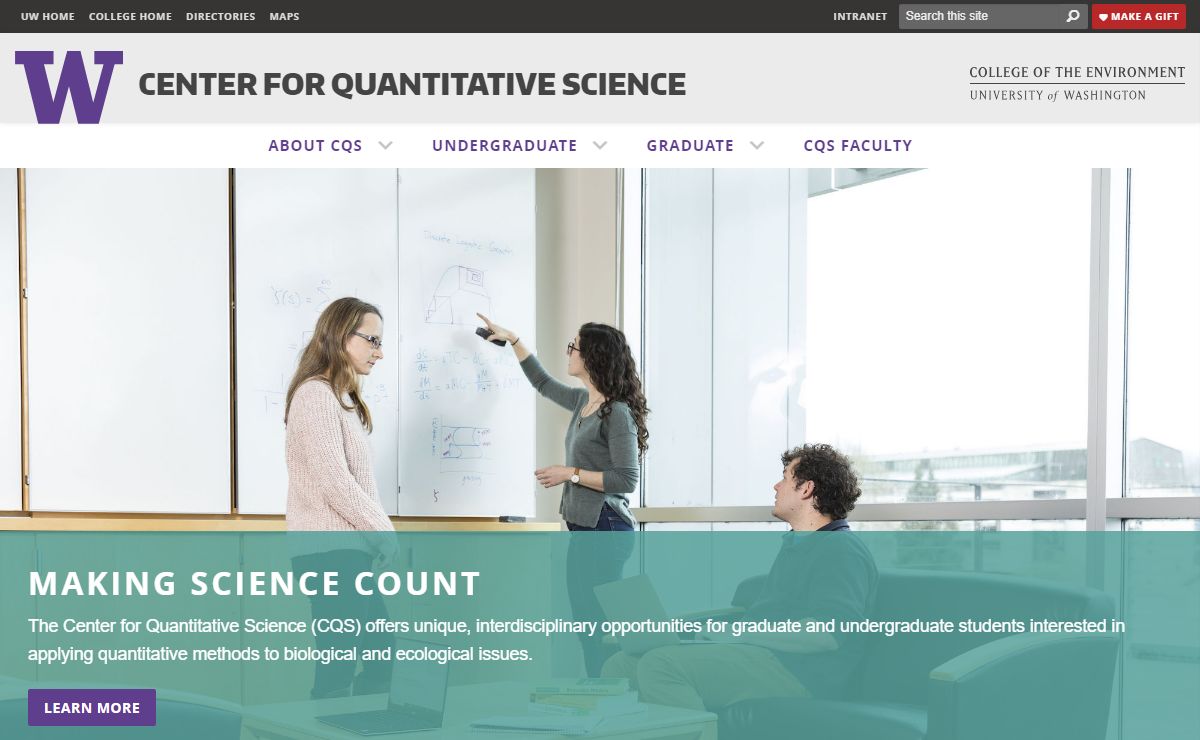 Center for Quantitative Science | Making science count