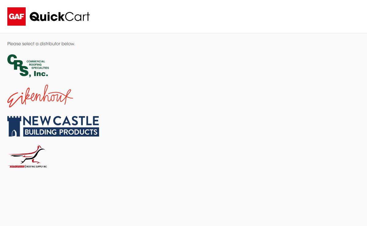 GAF QuickCart