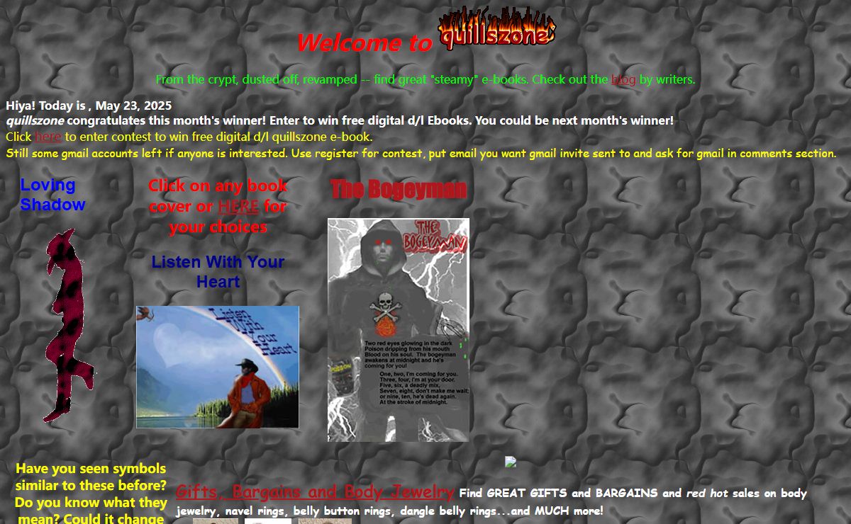 quillszone -- bargain ebooks quillszone steamy ebooks quillszone geeky poetry