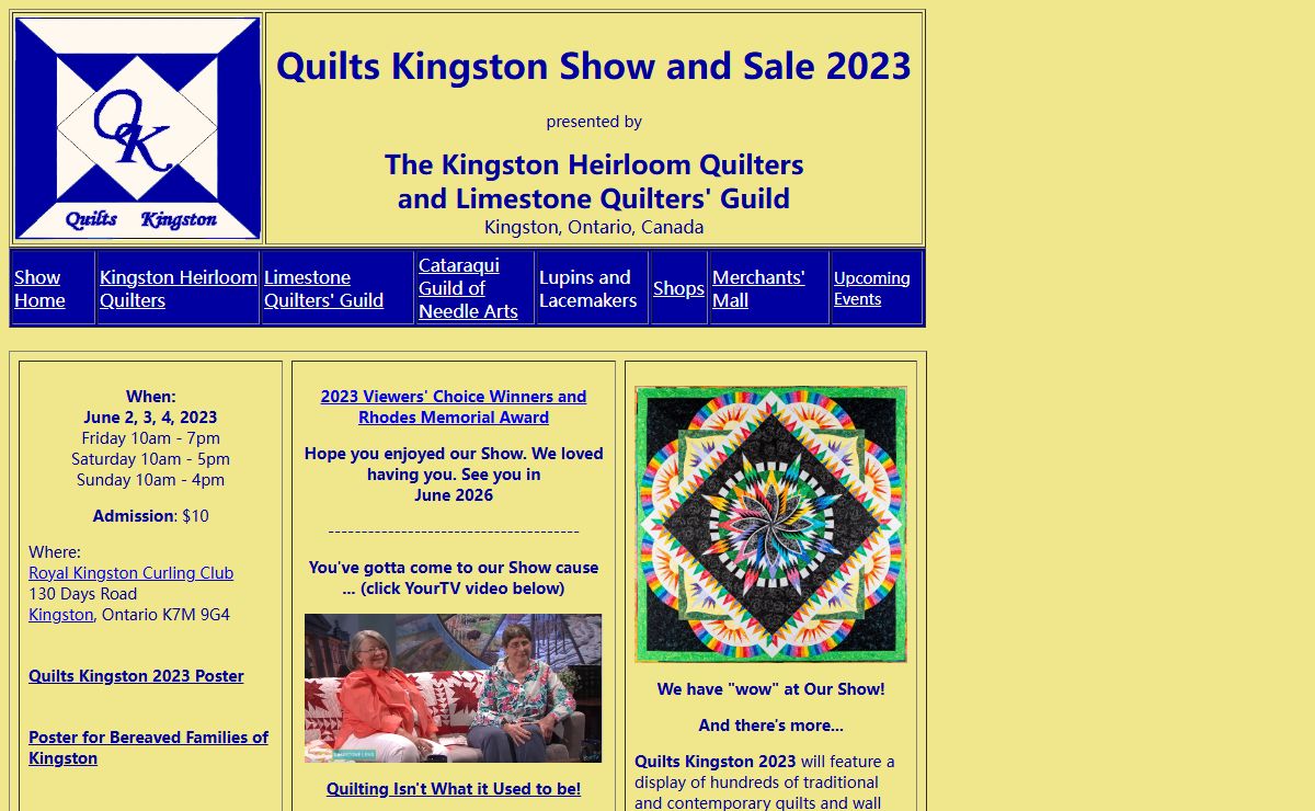 Quilts Kingston 2023
