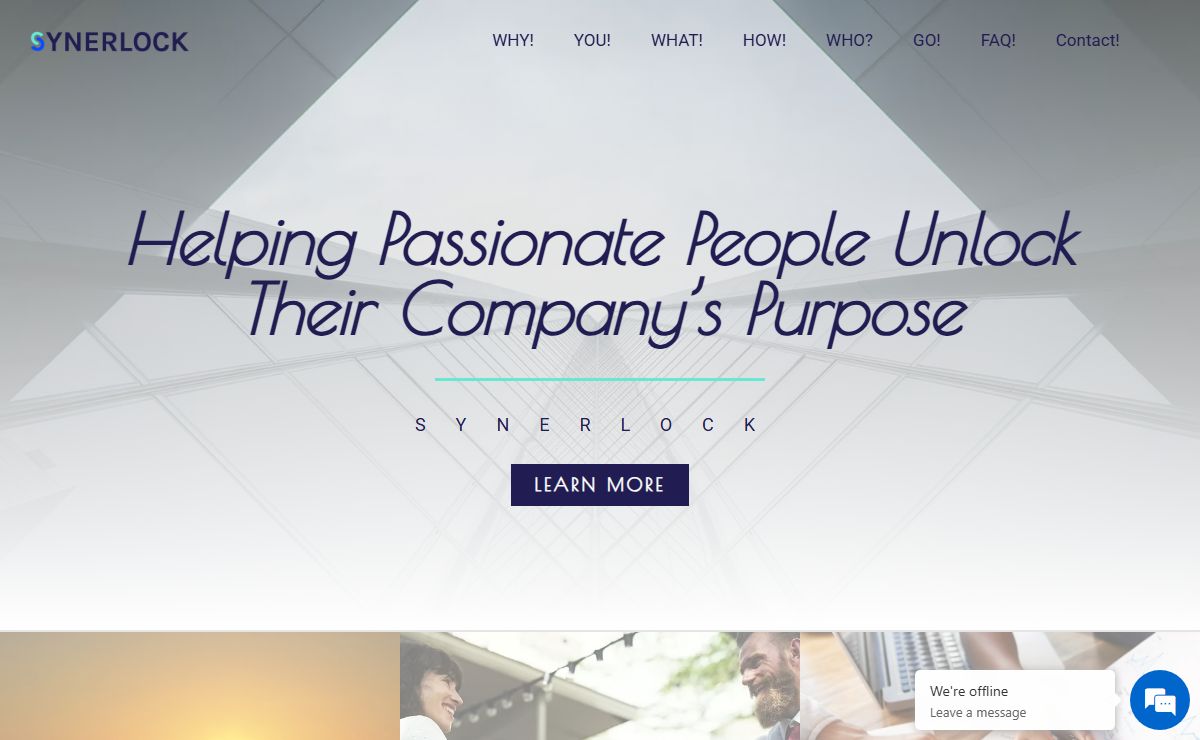 Synerlock – Helping Passionate People Unlock Their Company’s Purpose