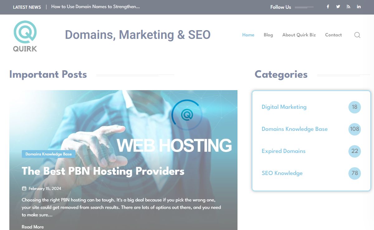 Homepage - Expired Domains