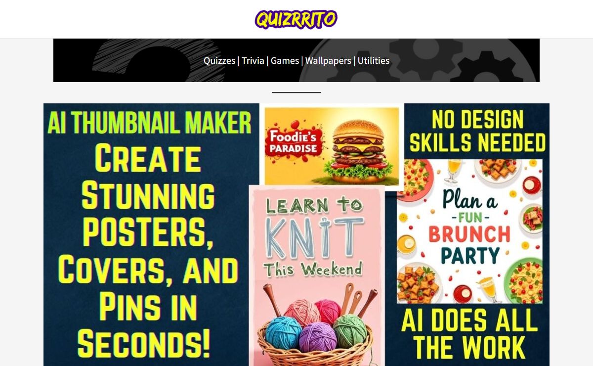 Quizrrito - Fun Gaming Apps - Quizzes & Trivia Games