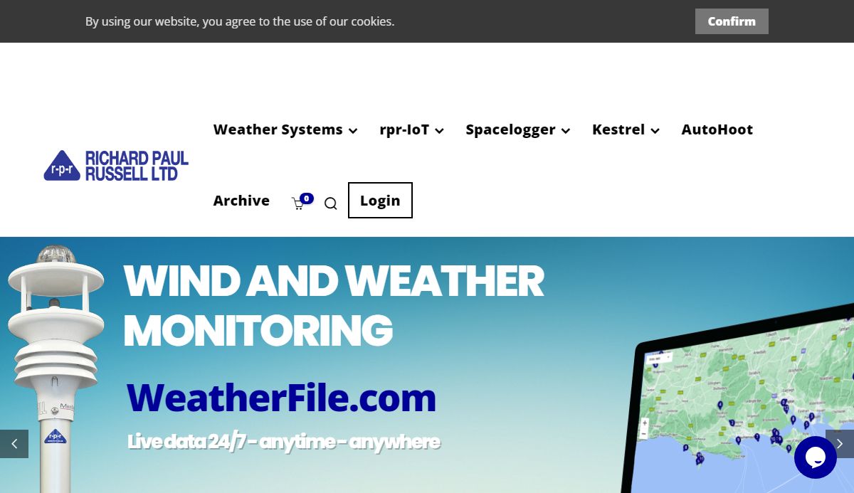 Richard Paul Russell Ltd | Free UK Shipping | Wind and Weather Instruments | Kestrel, rpr-IoT, Gill, GMX