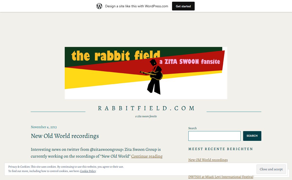Rabbitfield.com – a zita swoon fansite