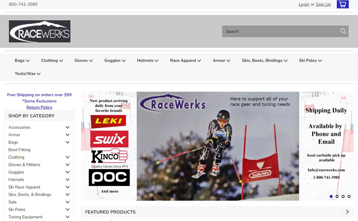 Your Home for Ski Racing Gear and Expert Tuning & Waxing Equipment