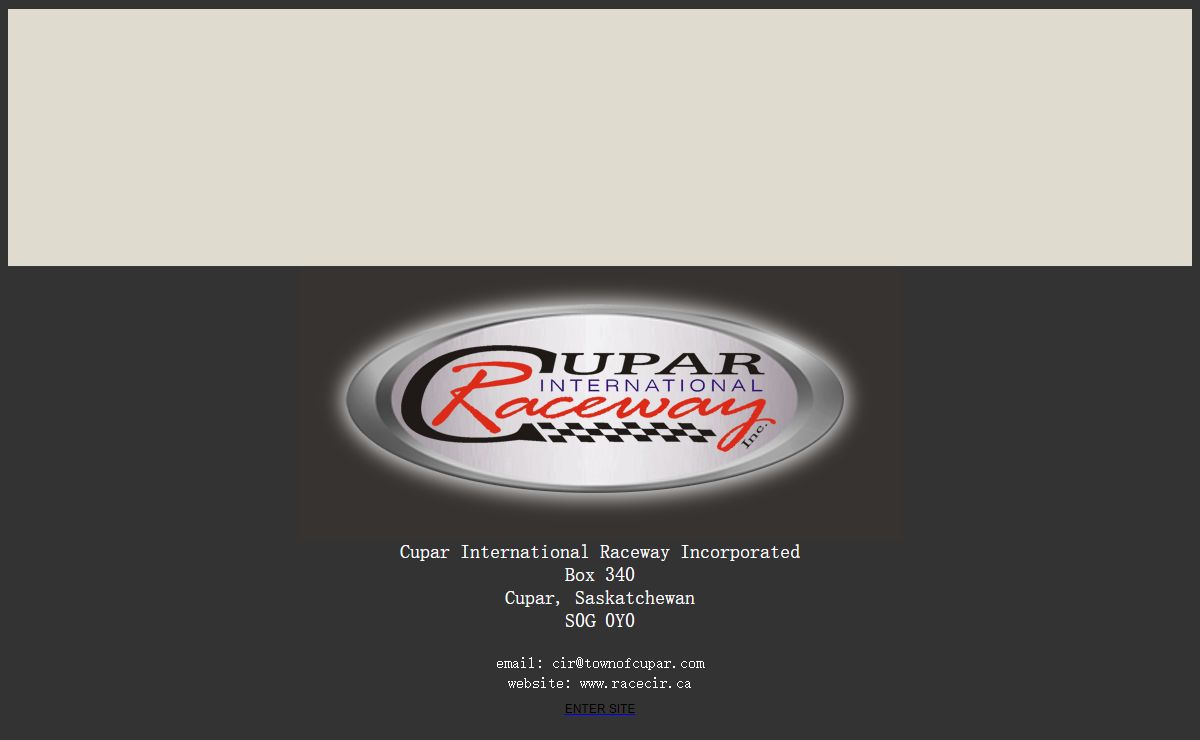 Cupar International Raceway Inc.