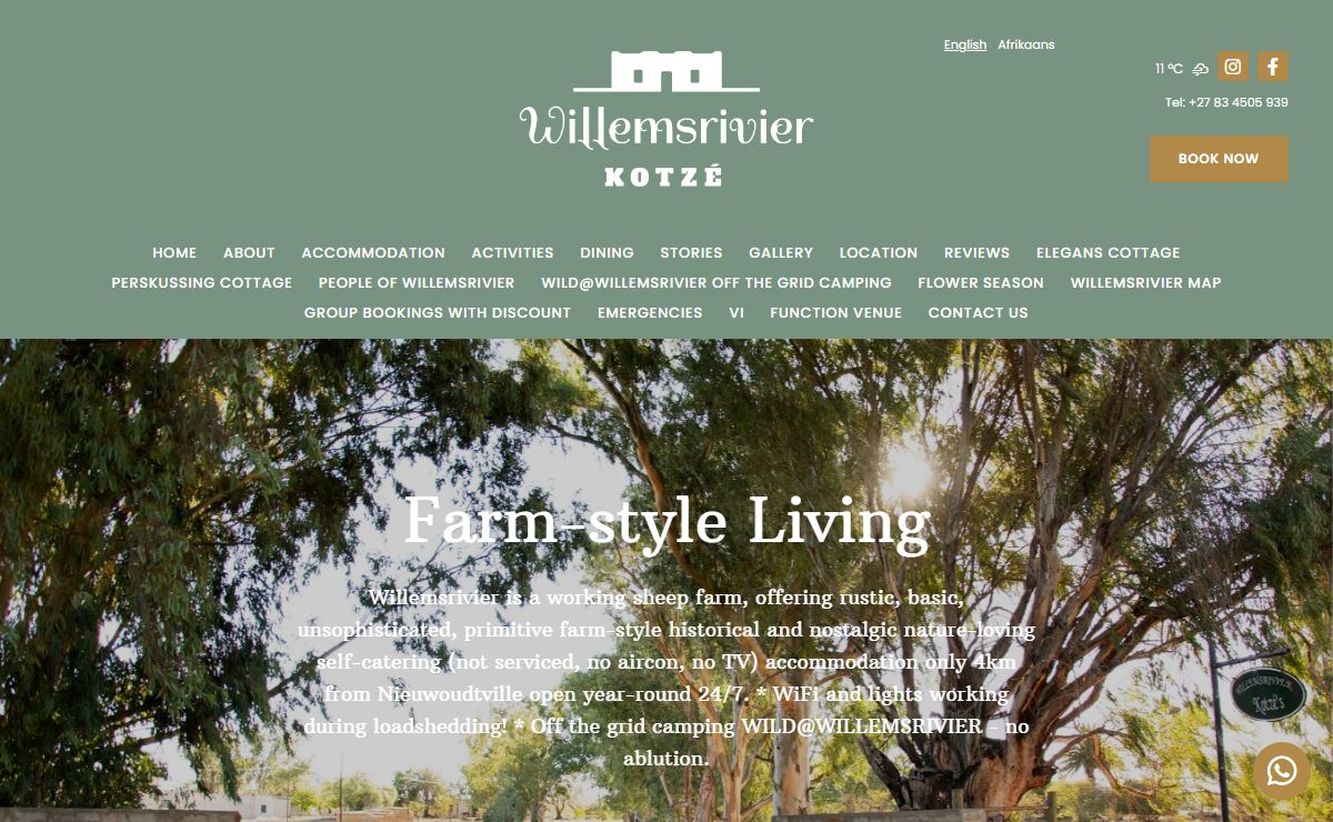 Willemsrivier Trekpad Guest Houses - Farm Accommodation Northern Cape