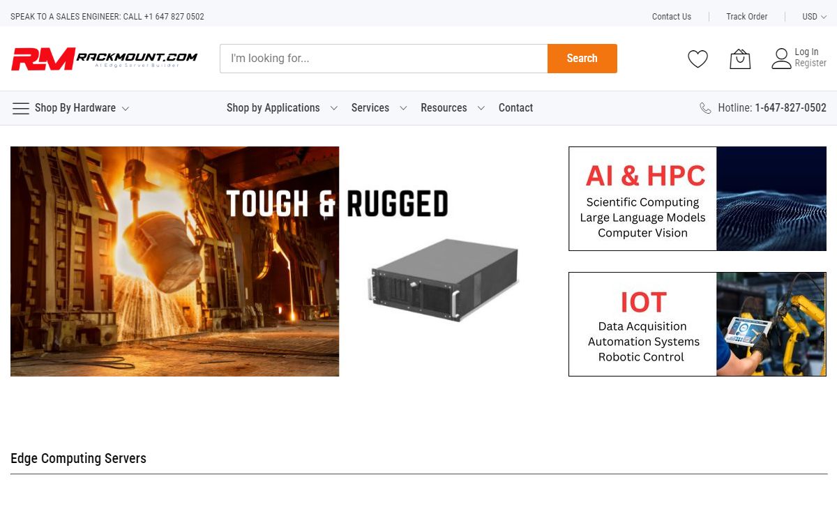 RACKMOUNT.COM Manufacturer of Industrial Computers, Rack Mounted Servers for AI, Machine Learning and IoT Edge Applications