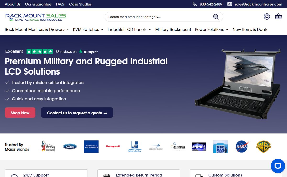 Cost-Effective Rack Mount Product Solutions: LCD, KVM, Monitors, Switches, Drawers