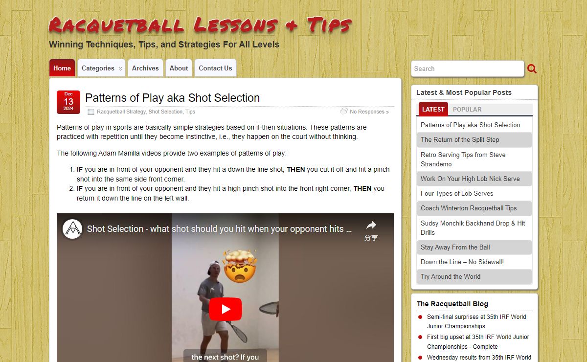 Racquetball Lessons & Tips – Winning Techniques, Tips, and Strategies For All Levels