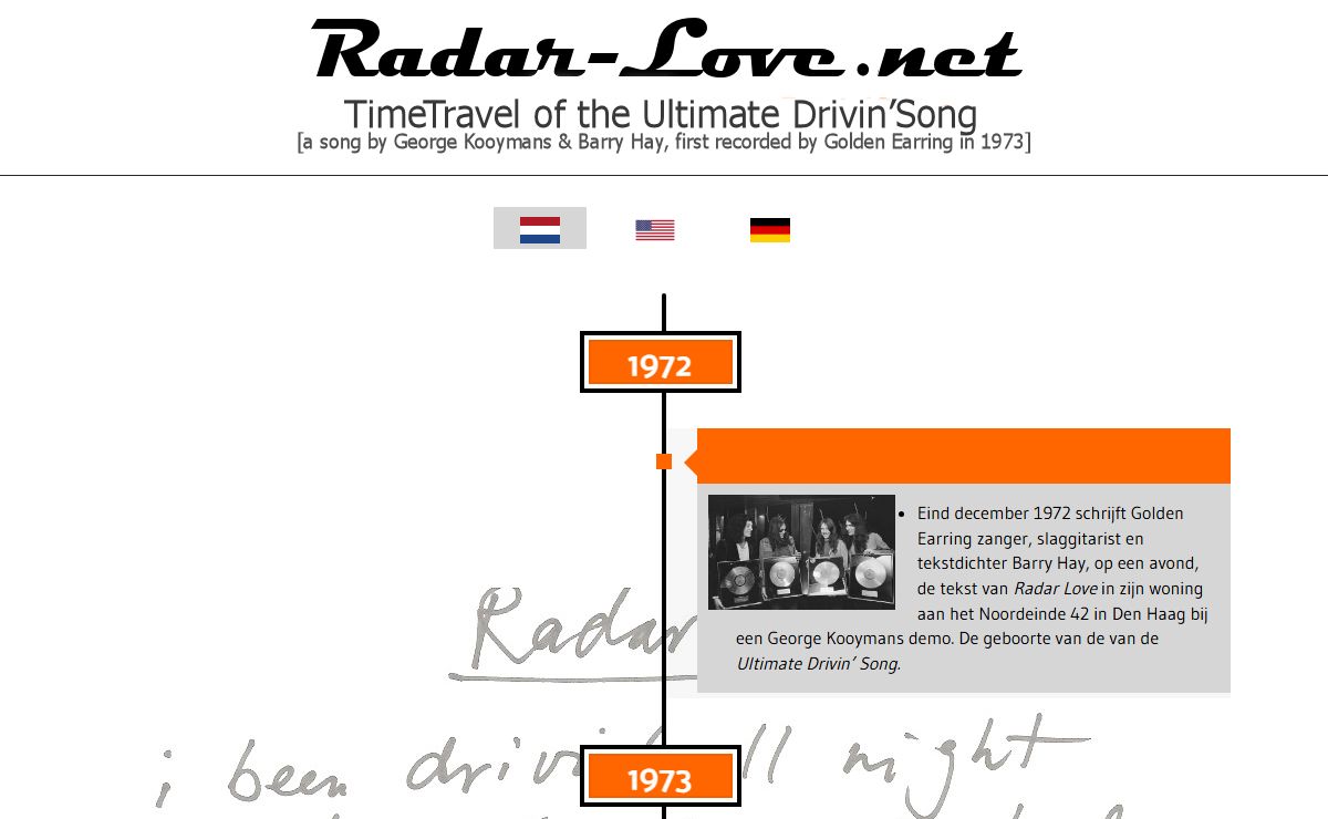 Radar Love – Time Travel.