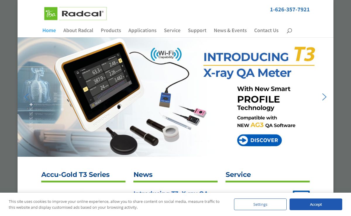Homepage - Radcal | Radiation Measurement Devices