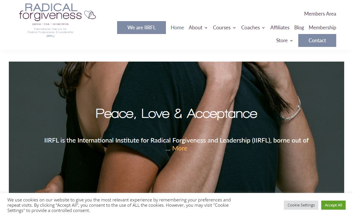 Homepage - International Institute For Radical Forgiveness & Leadership