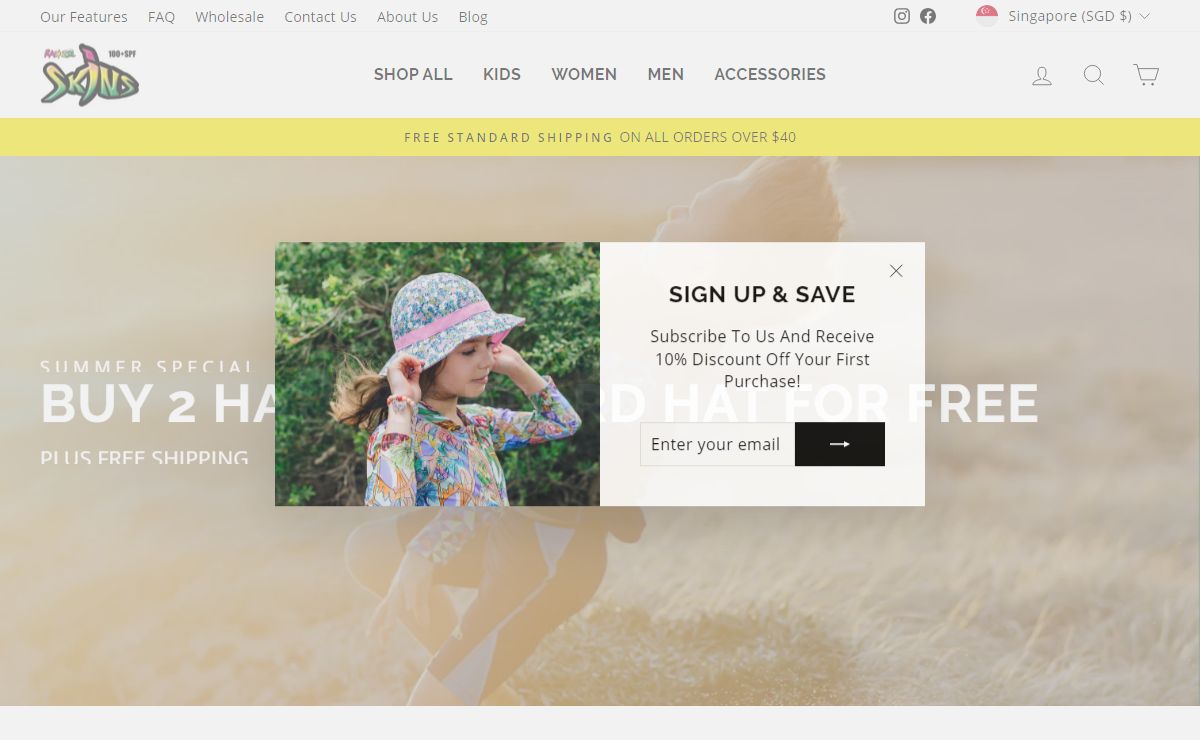 Sun Protection Swimwear & Hats | Adults & Kids | Radicool Australia