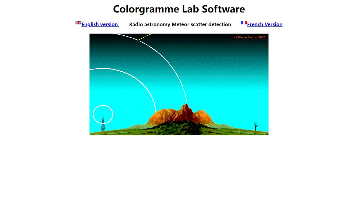 meteor & colorgramme radio meteor scatter software detection radioastronomy radio astronomie radio astronomy radio-astronomy meteores meteorites