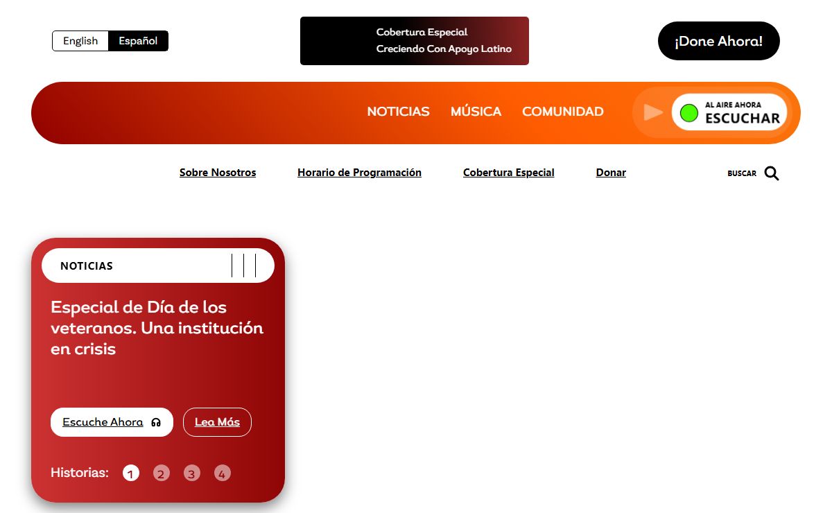 Página Principal - Radio Bilingüe