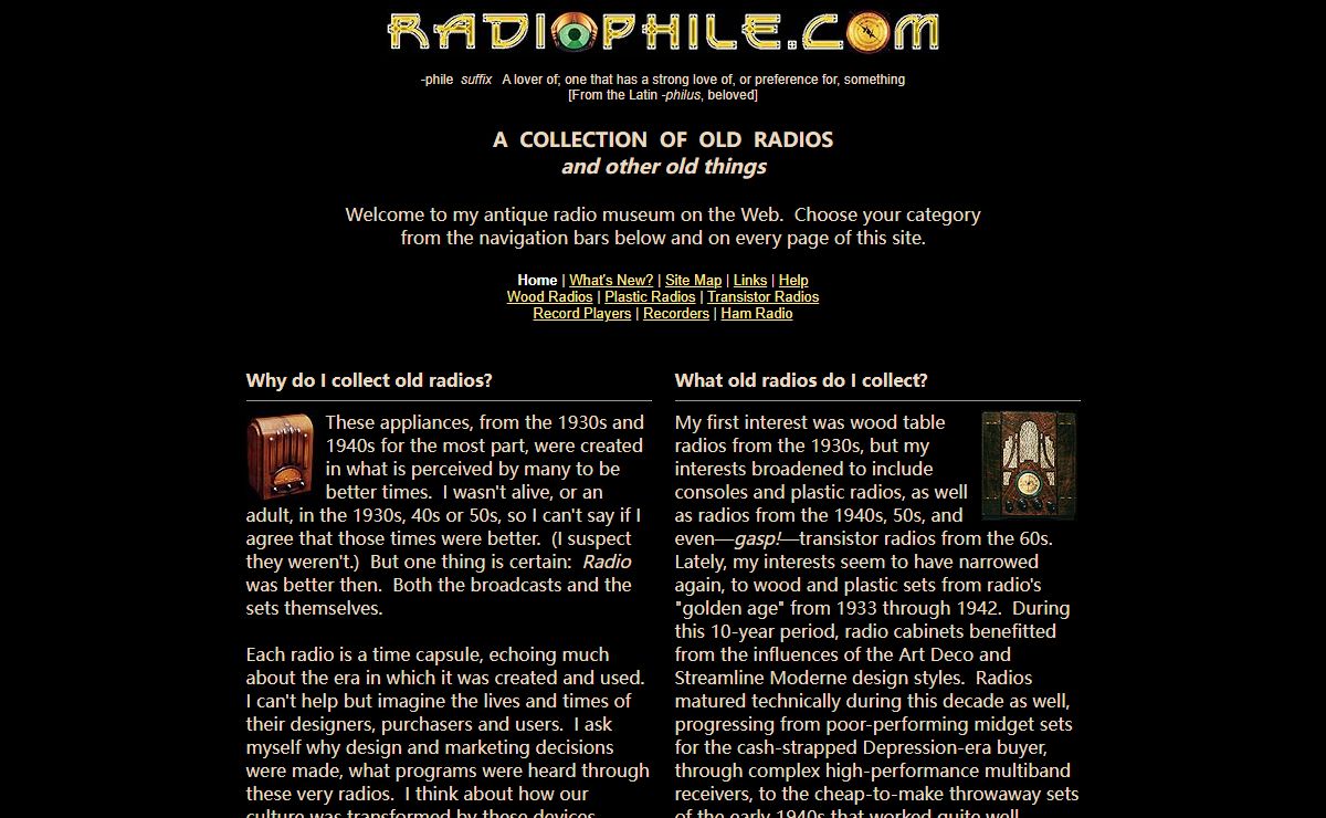 Radiophile.com - Antique Radios