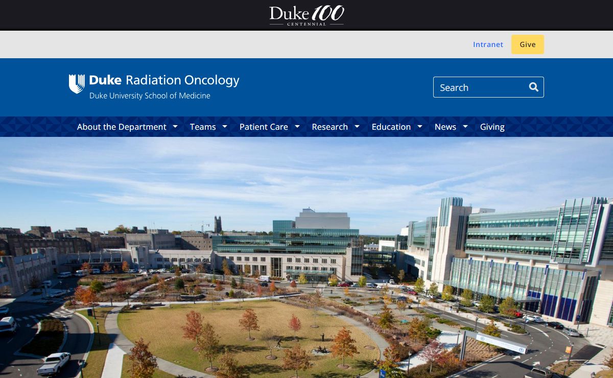 Duke Department of Radiation Oncology