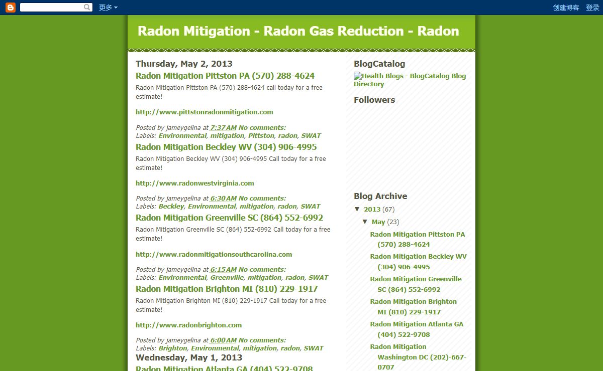 Radon Mitigation - Radon Gas Reduction - Radon