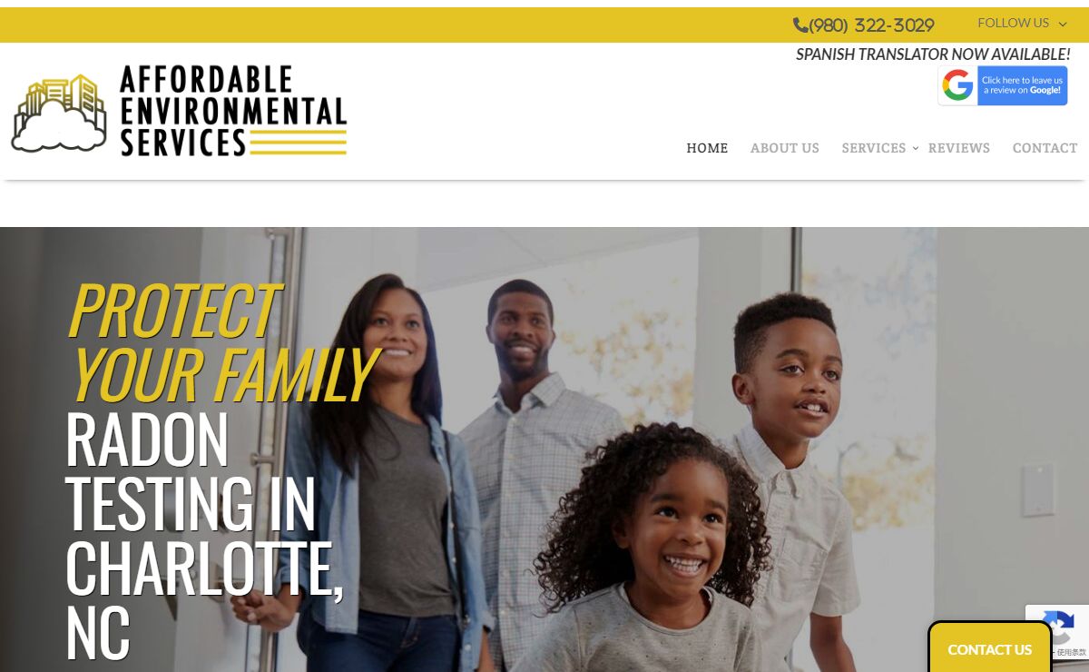 Affordable Environmental Services | Fort Mill, SC | Radon Testing