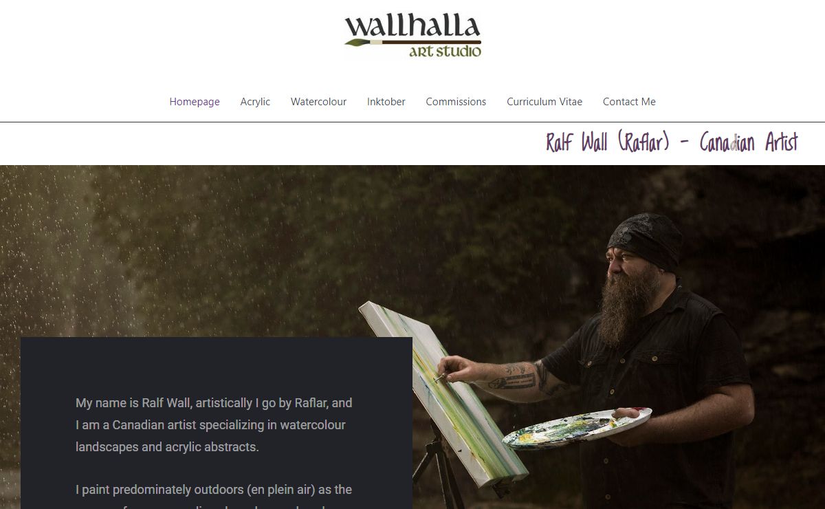 Raflar the Artist – Wallhalla Art Studio