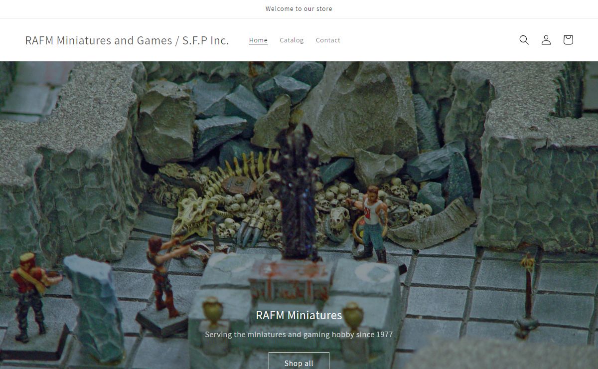 RAFM Miniatures / S.F.P. Productions Inc. – RAFM Miniatures and Games / S.F.P Inc.