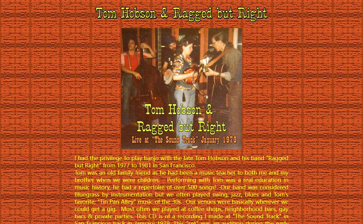 Tom Hobson & Ragged but Right