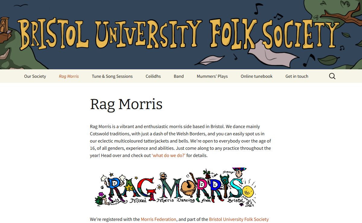 Rag Morris | Bristol University Folk Society