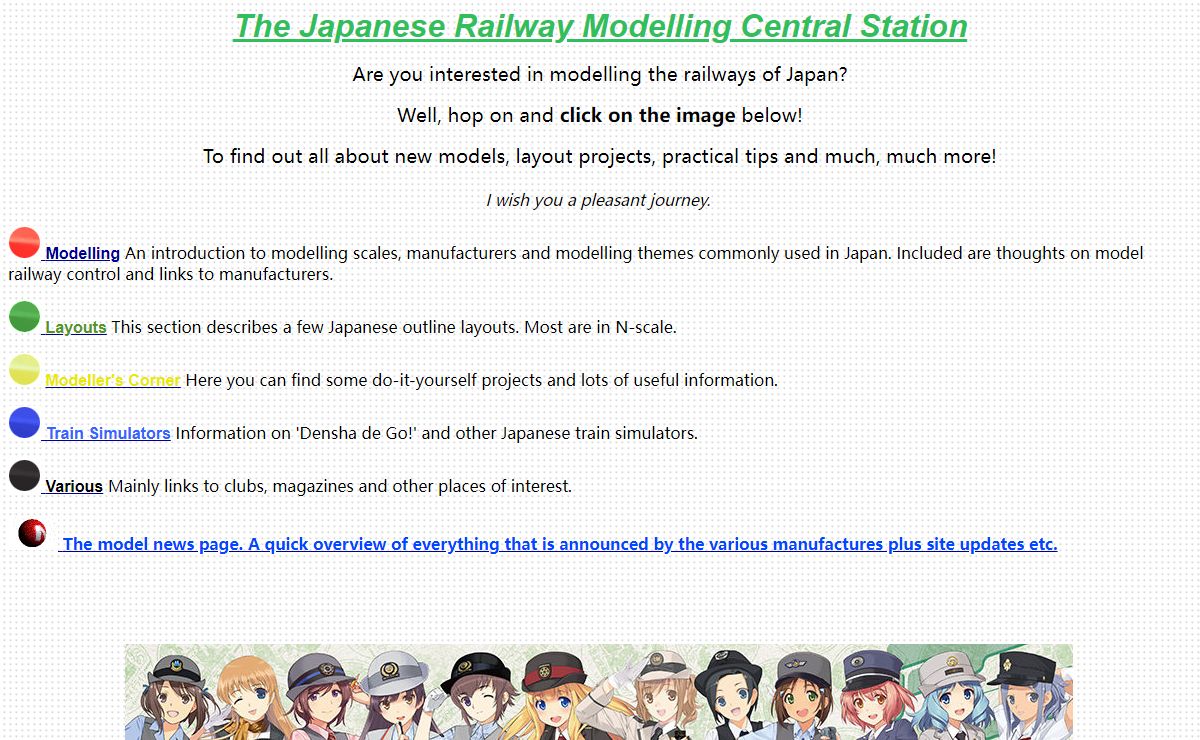 The Japanese Railway Modelling Homepage