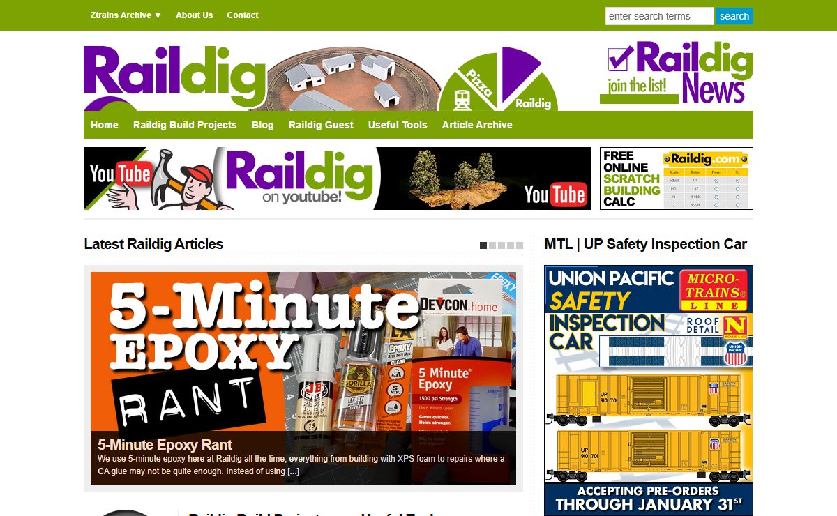 Raildig.com | Model Railroad Digest