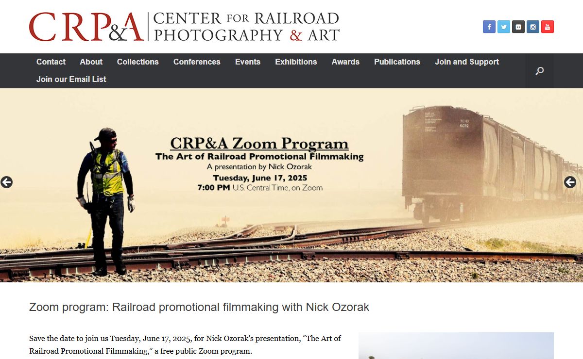 Center for Railroad Photography & Art – Publisher of Railroad Heritage® / Creator of the Railroad Heritage.org® pictorial site