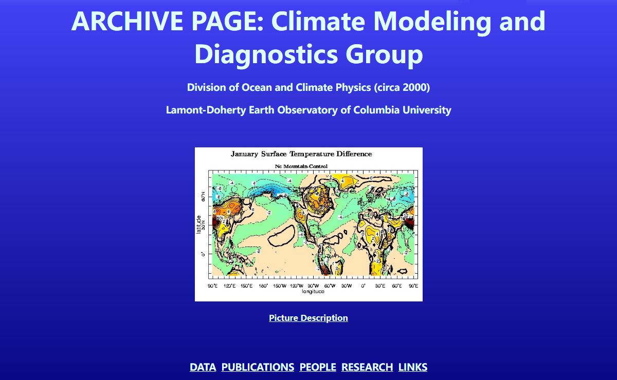 Climate Modeling and Diagnostics Group Home Page