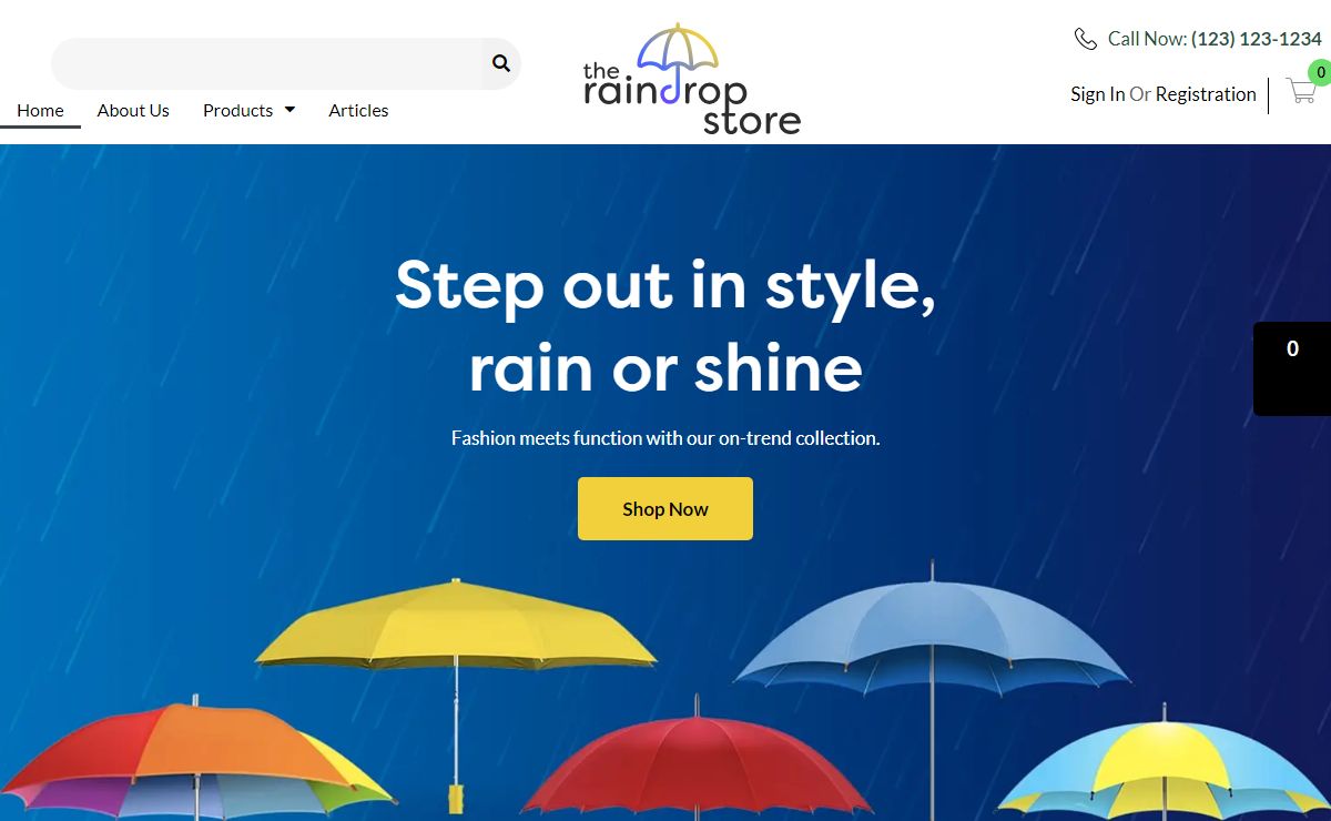 Home - The RainDrop Store